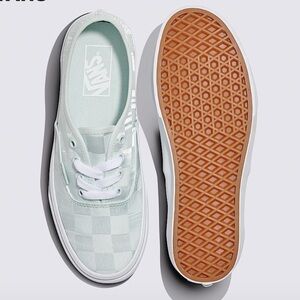 Vans Authentic checkerboard satin shoe